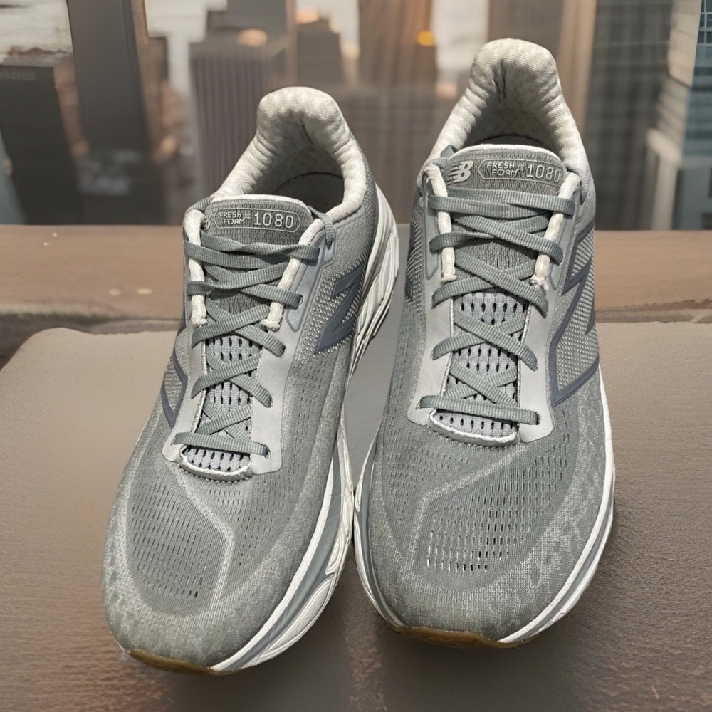 New Balance Fresh Foam X 1080 v14 Gray Running Shoes Men's Size 12 D M1080L14G